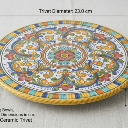 Poggiapentola in ceramica