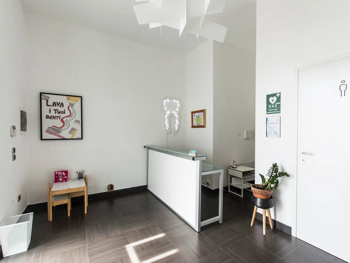 Ambiente accogliente dello Studio Dentistico GCIA